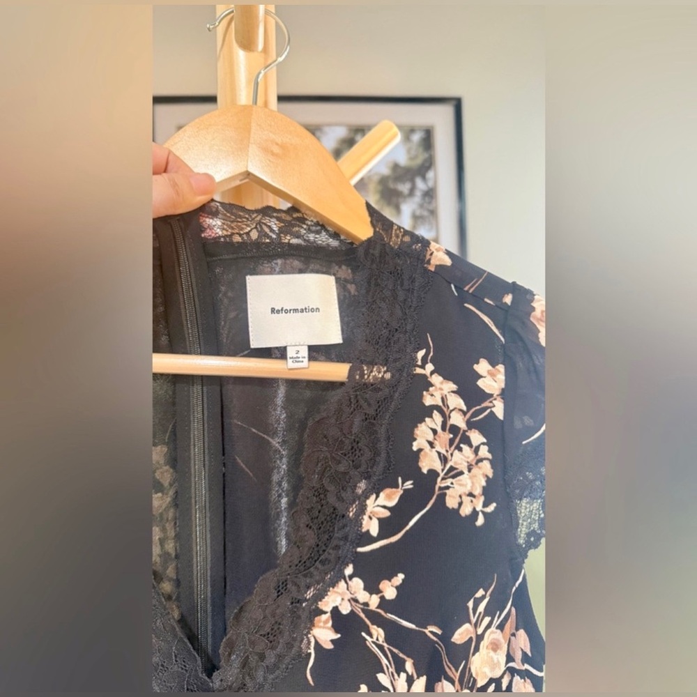 Reformation Tiffie Midi Dress, brand new, never worn, no flaws. - Picture 14 of 14